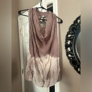 Young Fabulous & Broke Tie-Dye Drape Top